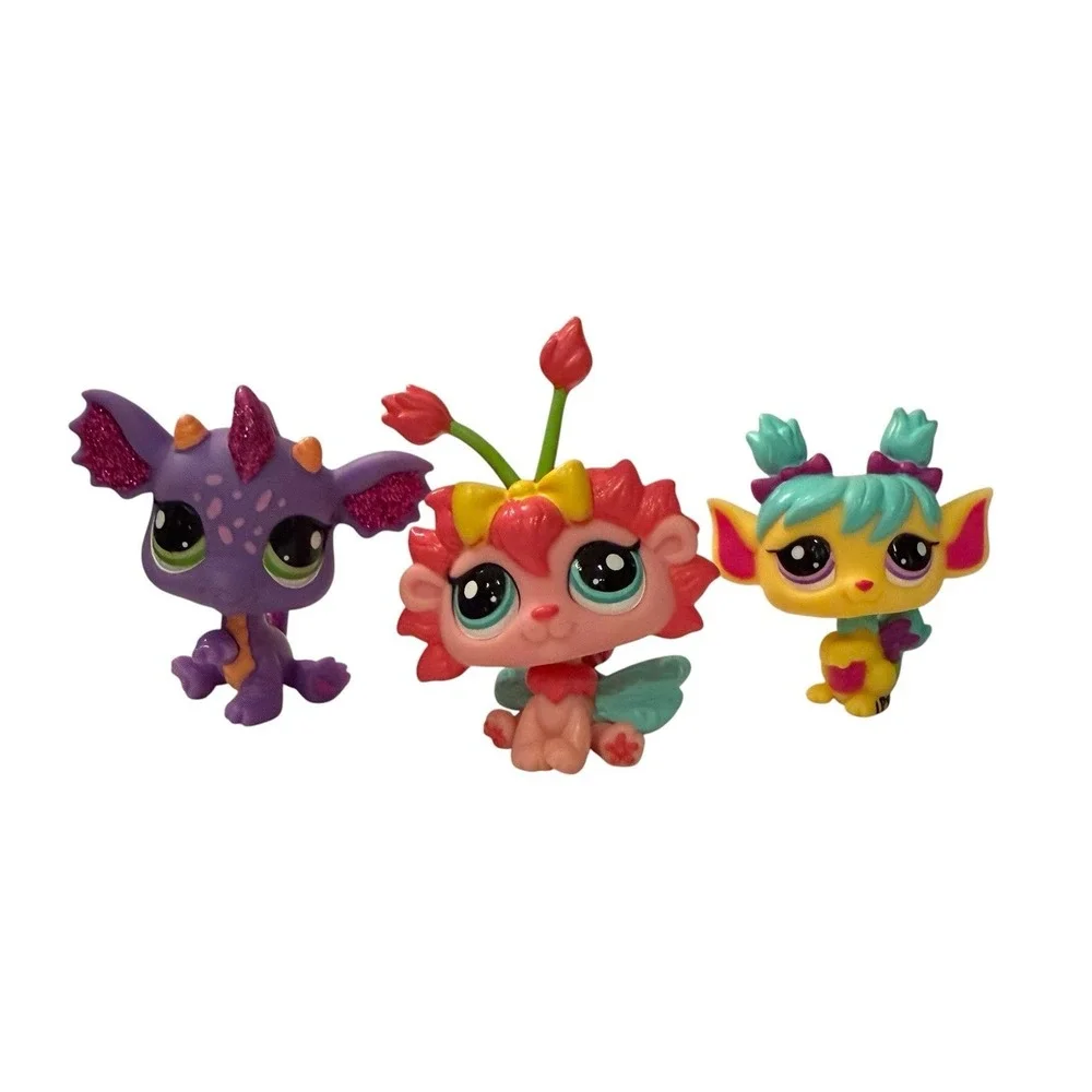 LPS Target Exclusive Glistening Garden #2658 #2659 #2660 Fairy Dragon G2 2011